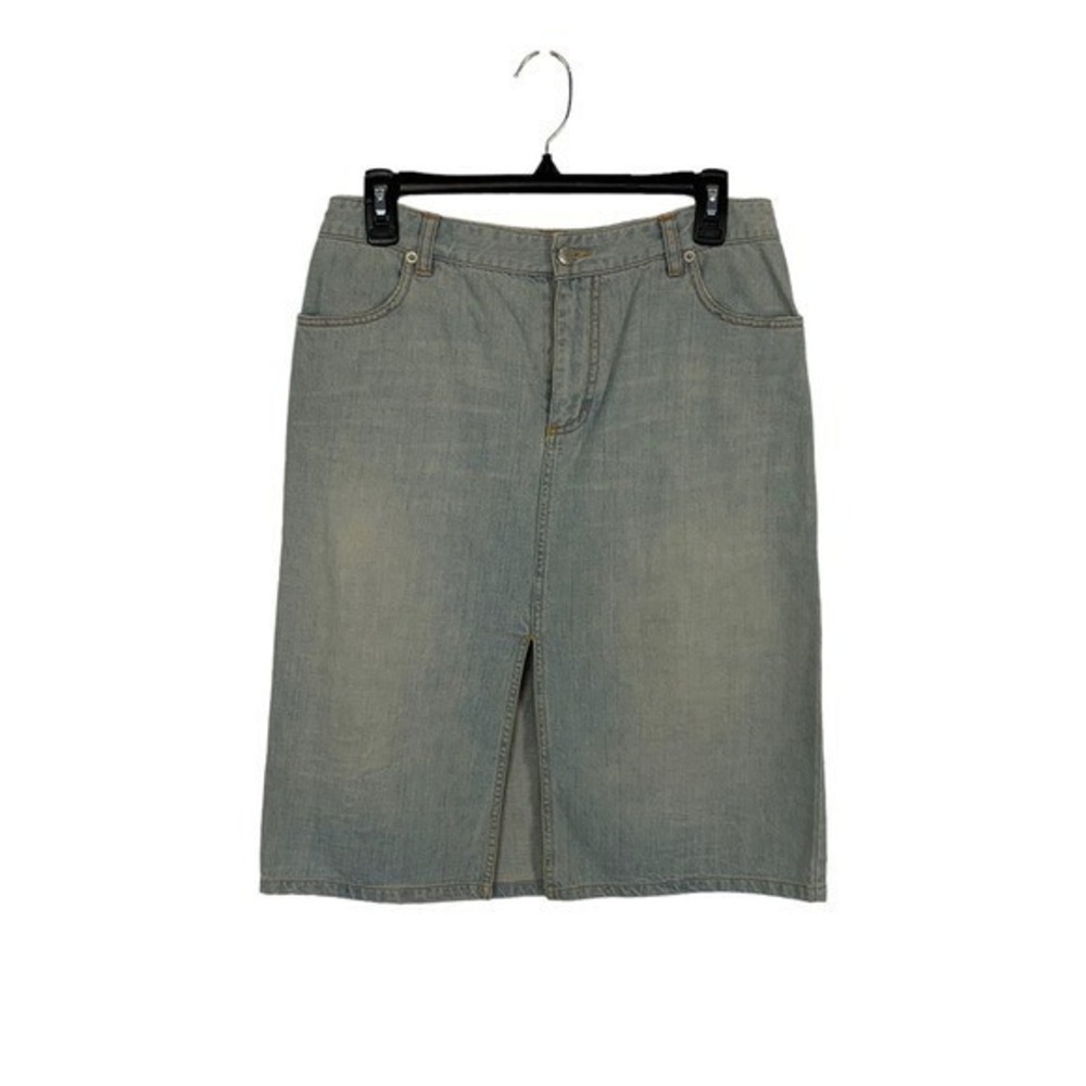 Armani Exchange‎ Jean Skirt 6 Gray Y2K Denim Mini Streetwear Designer